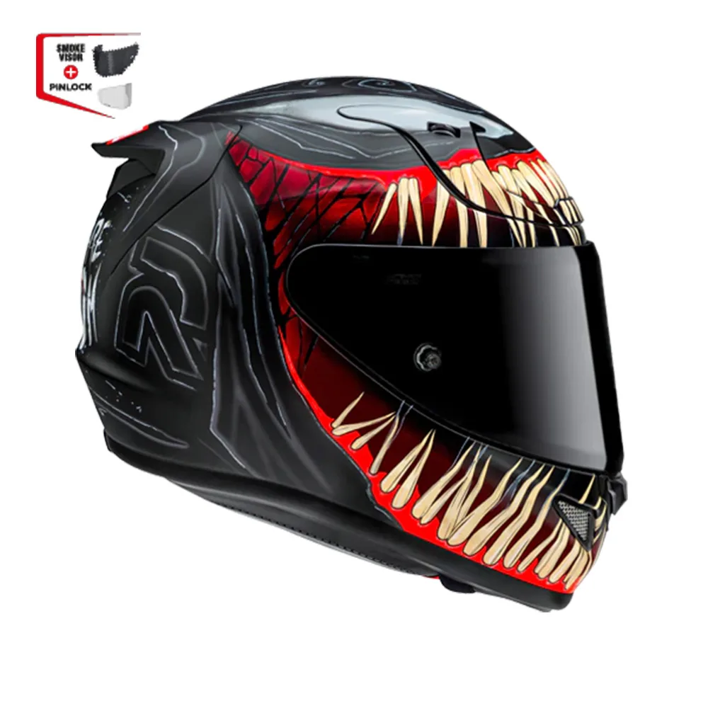 Capacete Hjc Rpha 12 Venom 3 Marvelverm Pret  58
