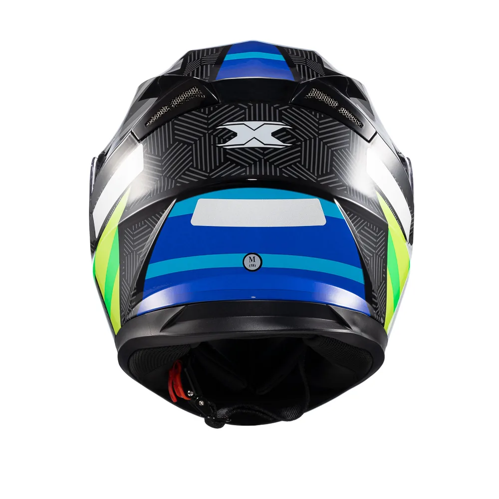 Capacete Texx Strike Trento Amare/verd Bril 56