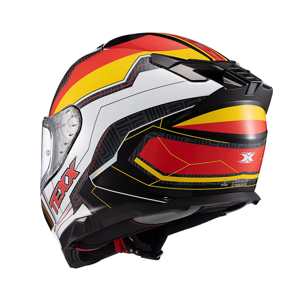 Capacete Texx Fecha Kaiman Flag Alemanha   Bril 60