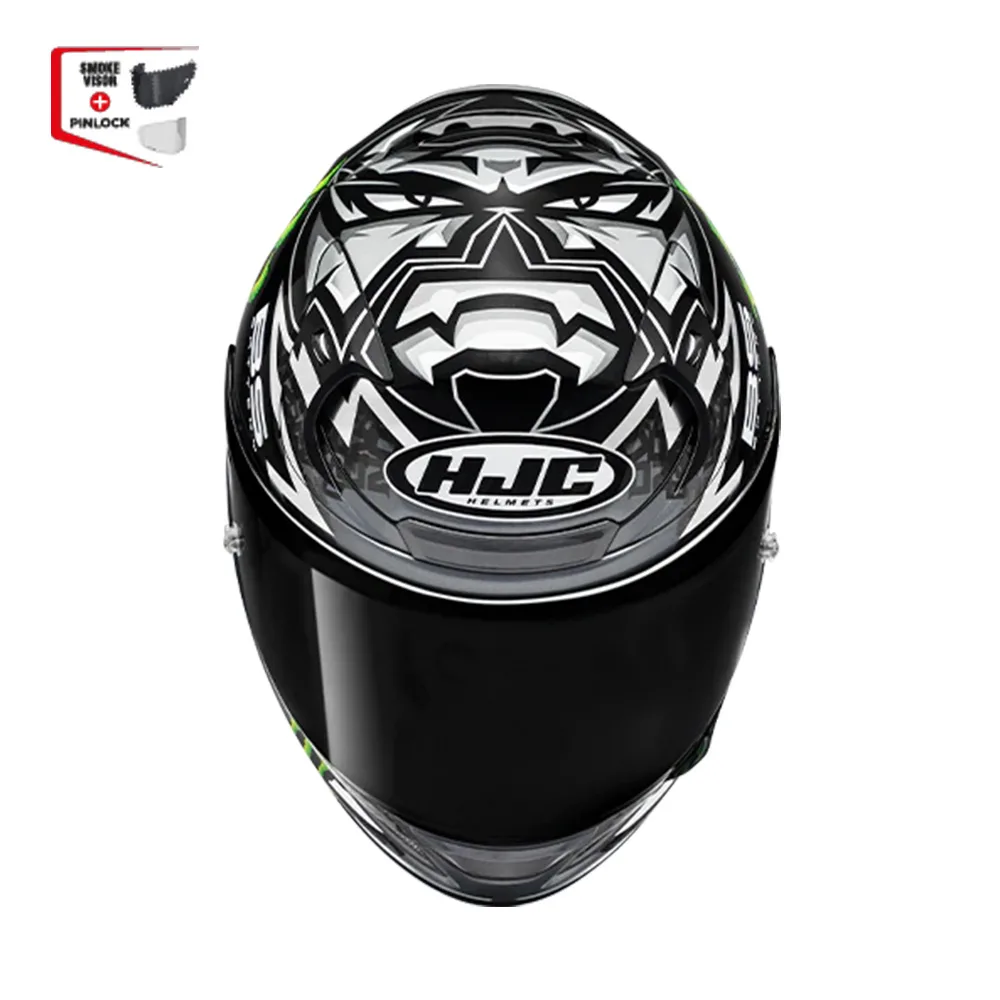 Capacete Hjc Rpha 12 Quartararo Monster Pret Branc 63