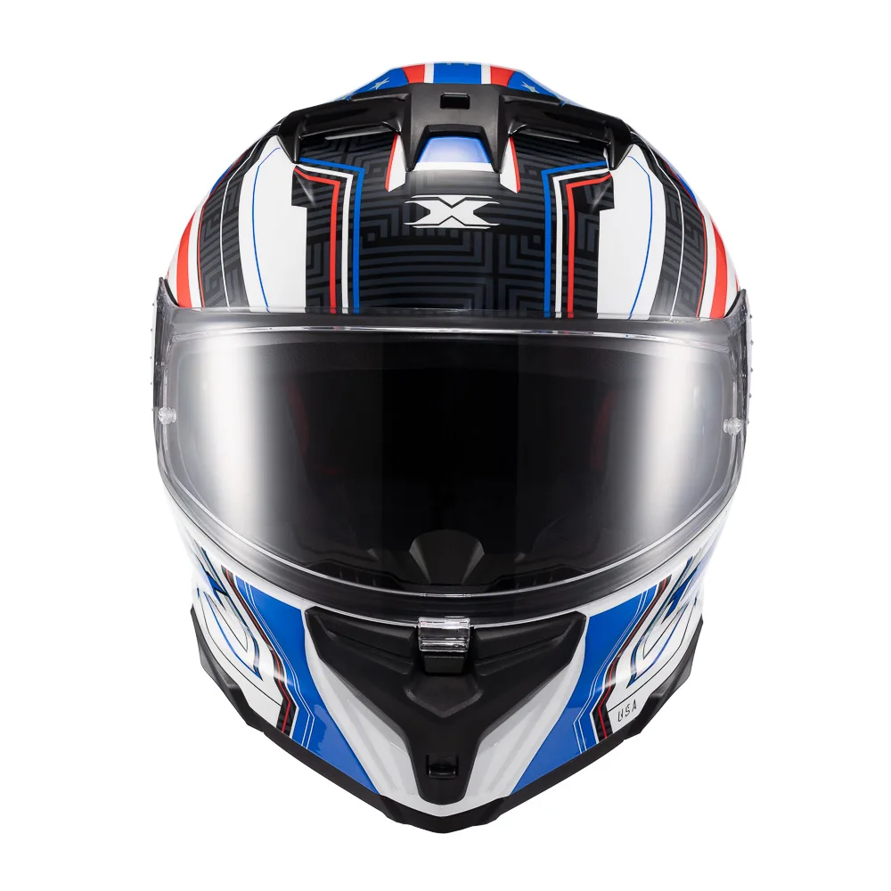 Capacete Texx Fecha Kaiman Flag Usa  Bril 60