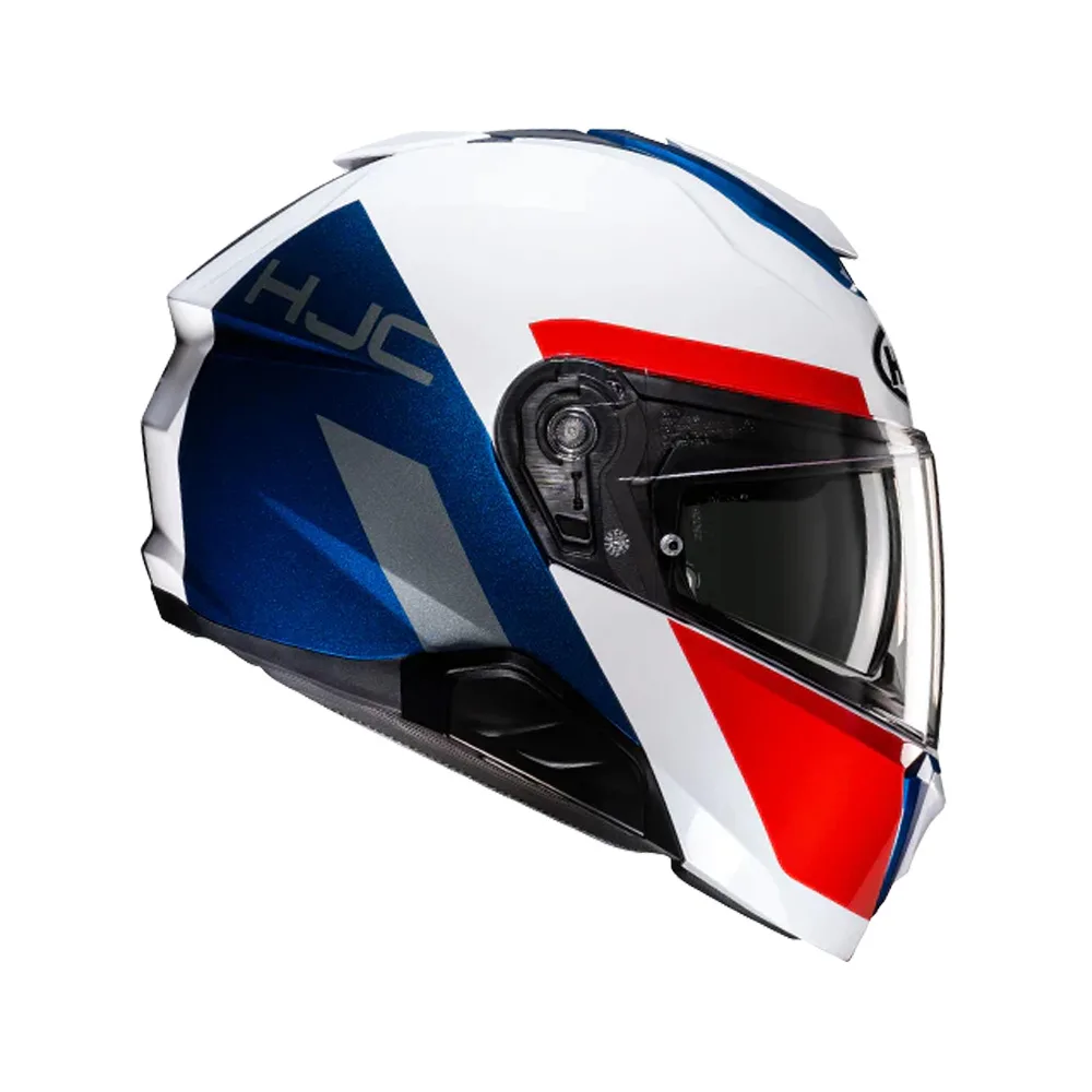 Capacete Hjc I91 Bina Branc Verm Azu 59