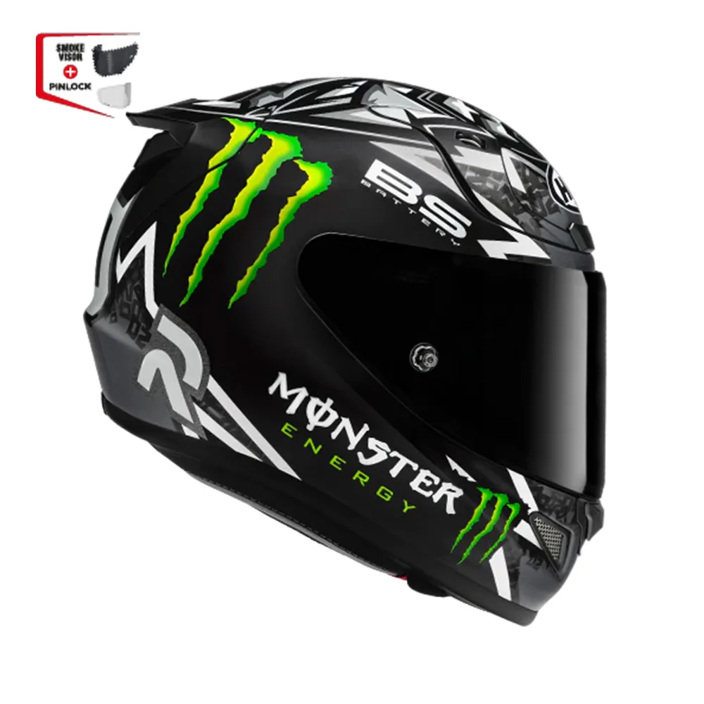 Capacete Hjc Rpha 12 Quartararo Monster Pret Branc 63