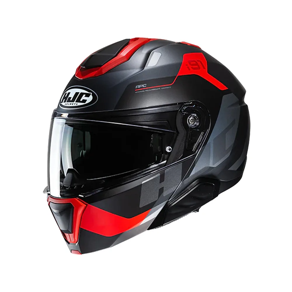 Capacete Hjc I91 Carst Pret Verm 63