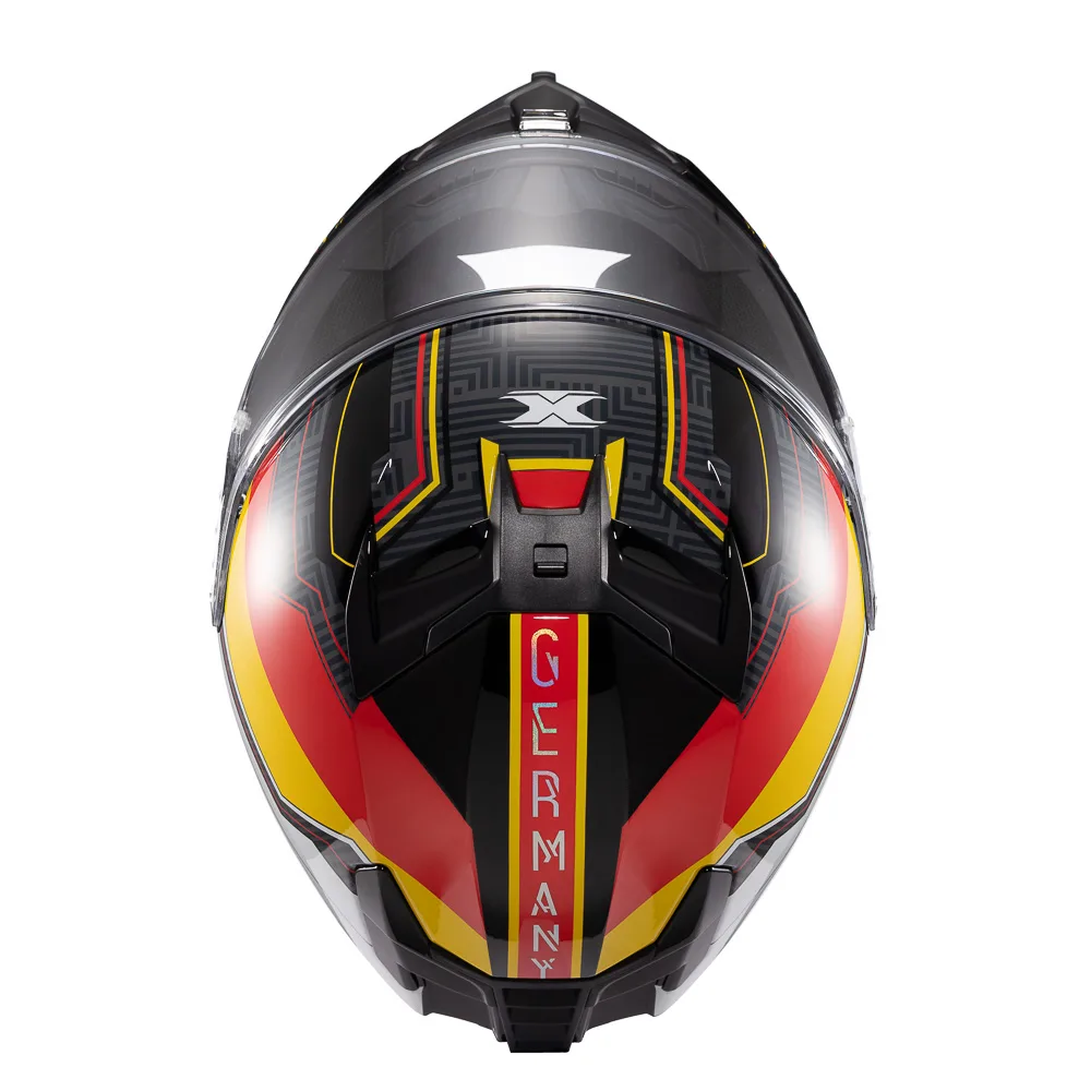 Capacete Texx Fecha Kaiman Flag Alemanha   Bril 60