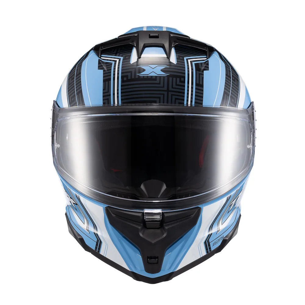 Capacete Texx Fecha Kaiman Flag Argentina  Bril 60