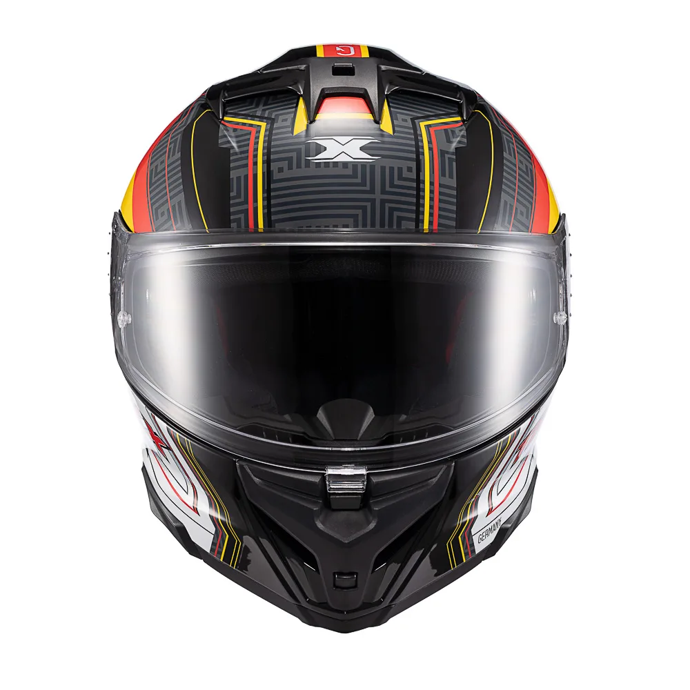 Capacete Texx Fecha Kaiman Flag Alemanha   Bril 60