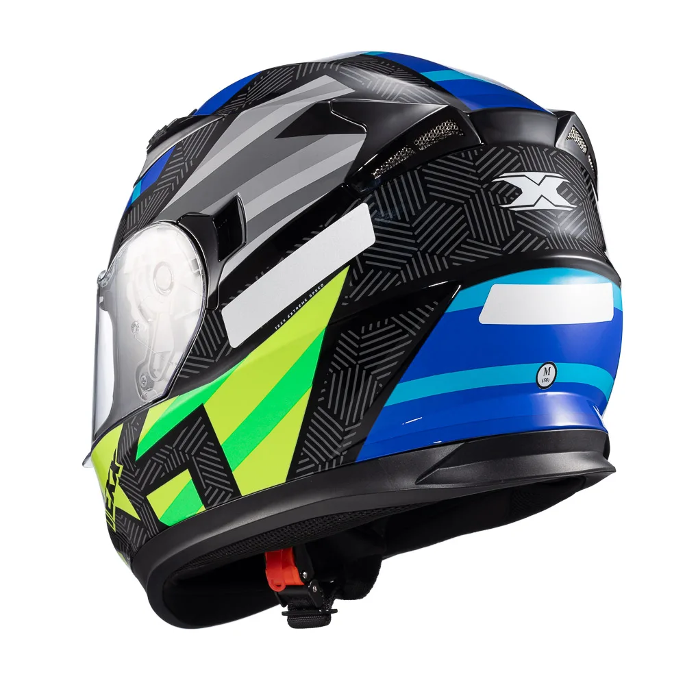 Capacete Texx Strike Trento Amare/verd Bril 56
