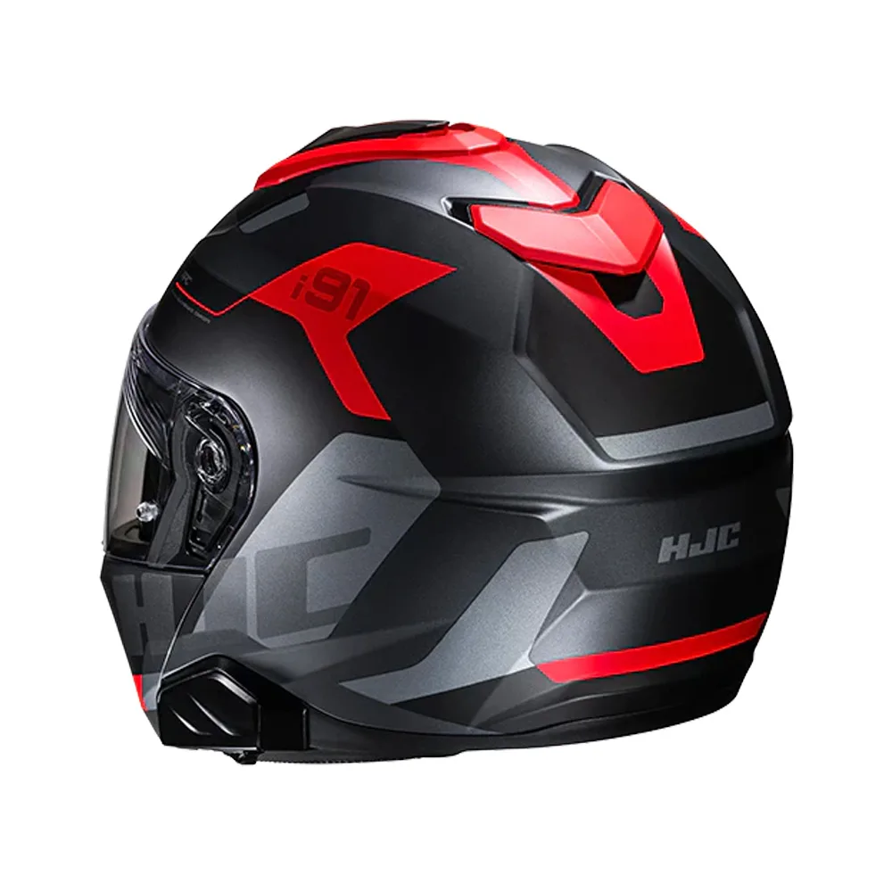 Capacete Hjc I91 Carst Pret Verm 63